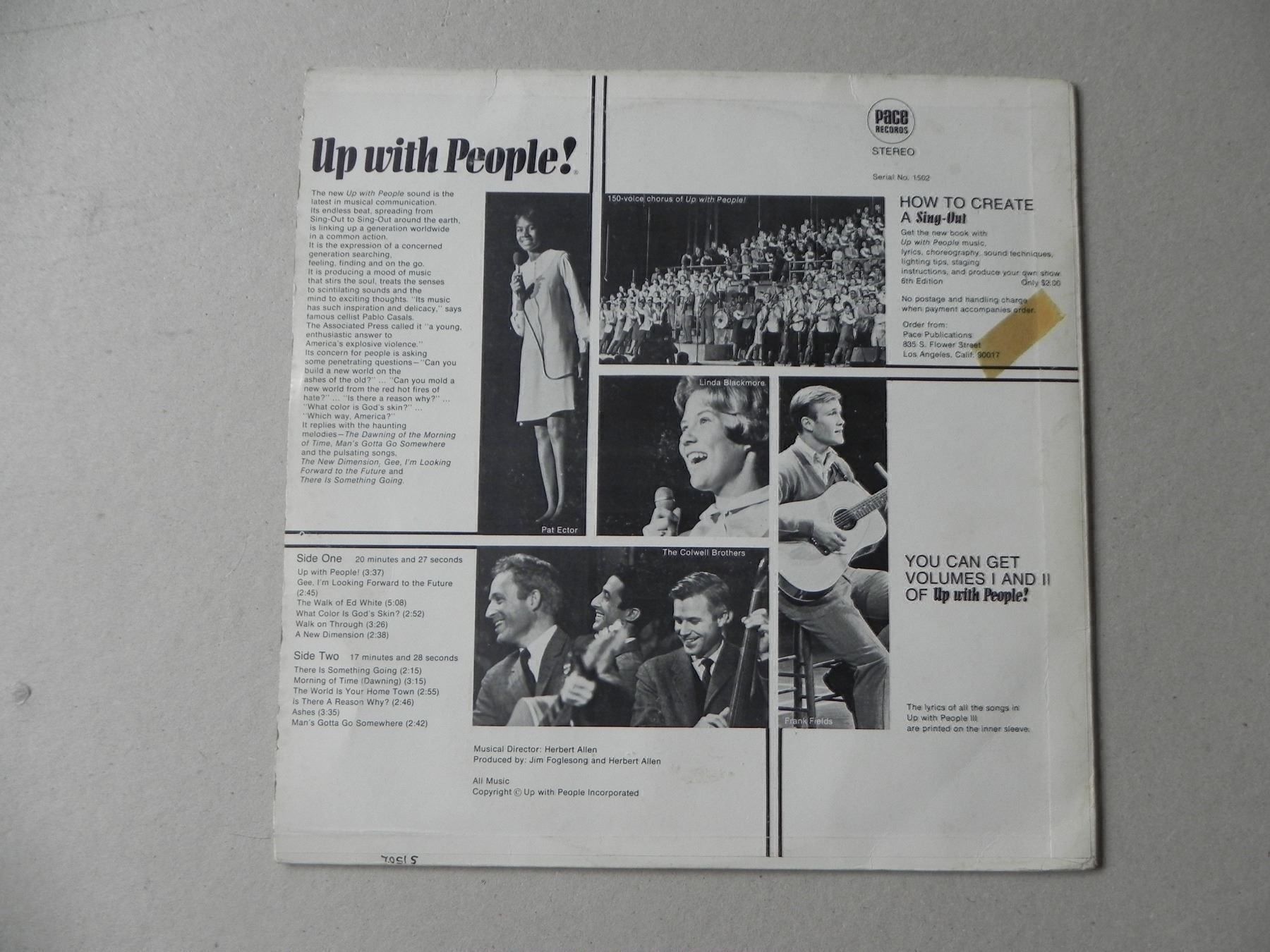 Schallplatten: 3 LP Up with People 1970-1987 Autogramme – Gebraucht aus Siebnen von krimsie 2
