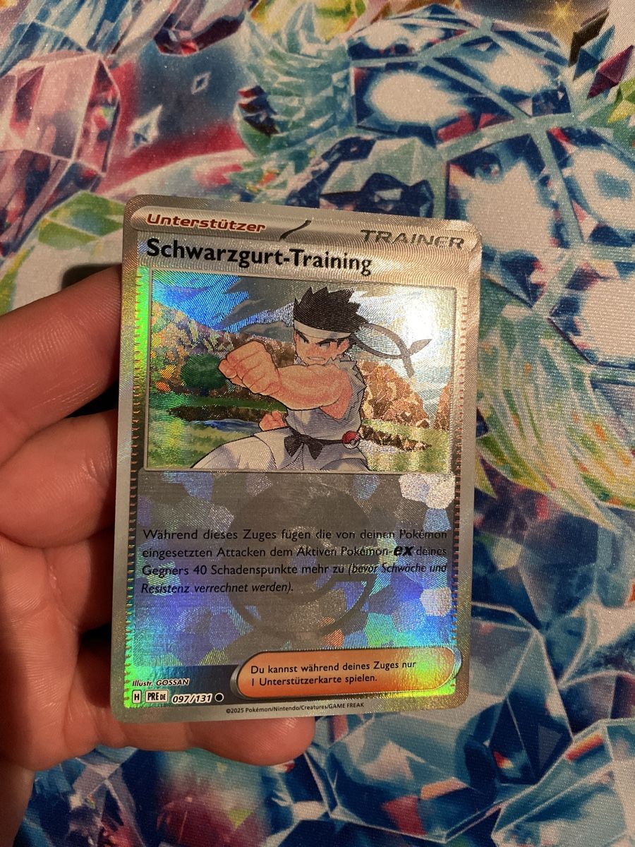 Pokémon Carte collezionabili: Schwarzgurt-Training Pokeball 097/131 - Prismatic Evolution – Nuovo (secondo la descrizione) da Kreuzlingen venduto da SwissCollectorChris 2