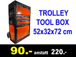 🔴  90l TROLLEY TOOL BOX 52x32x72 cm /980Z