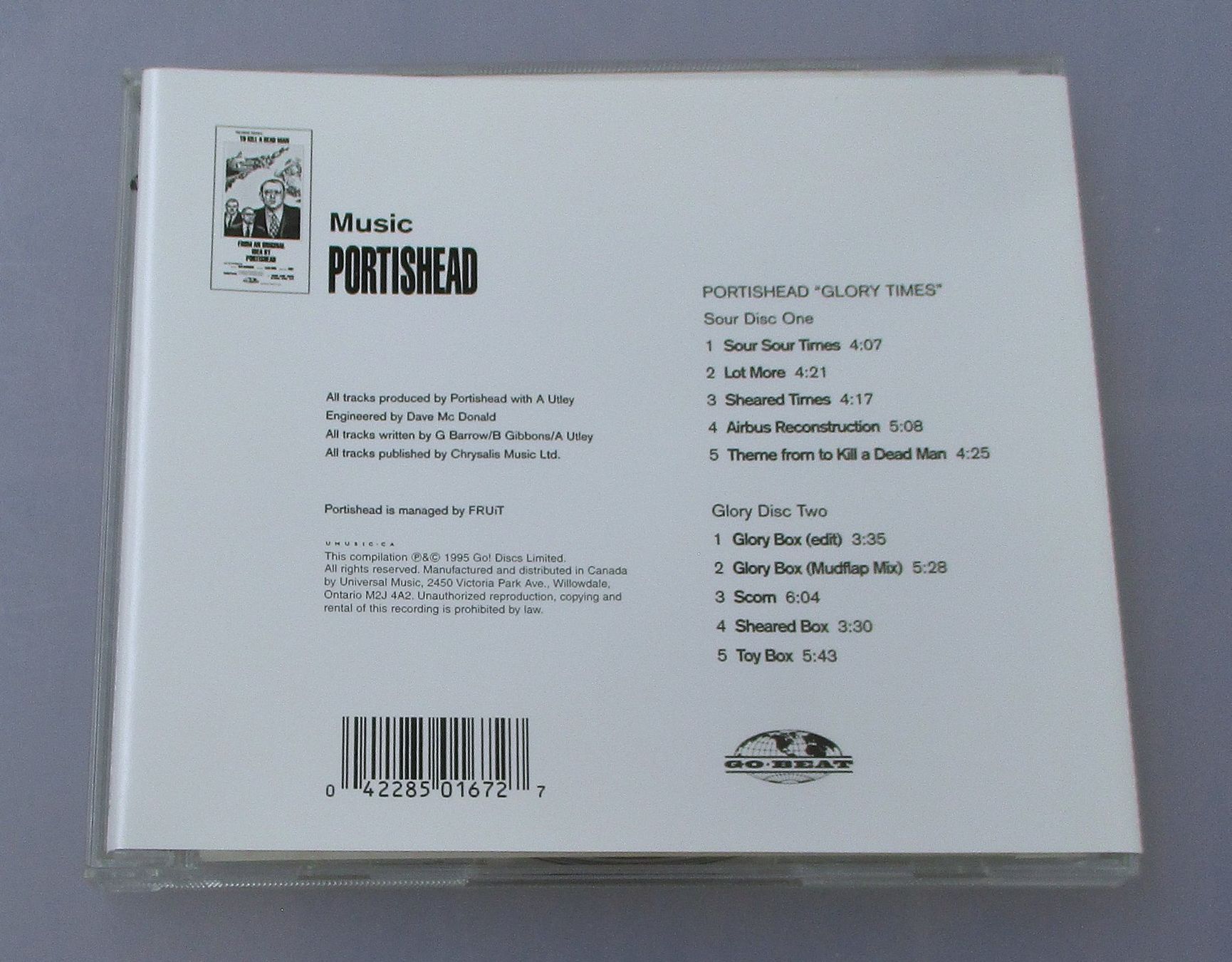 CD: PORTISHEAD - Glory Times 2-CD – Usato da Wattwil venduto da Muriel11 1