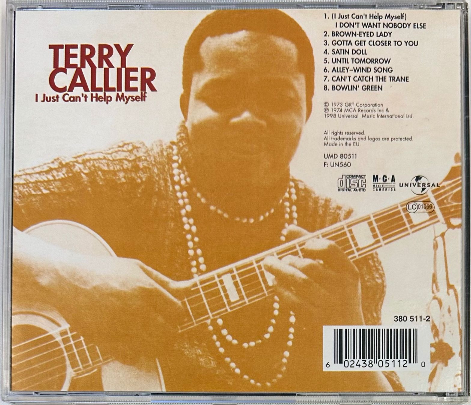 CD: Terry Callier – I Just Can't Help Myself – Usato da Martigny venduto da jereq 1
