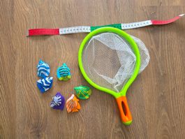 Fischnetz Spiel, Angel Spiel mit sechs Fischen