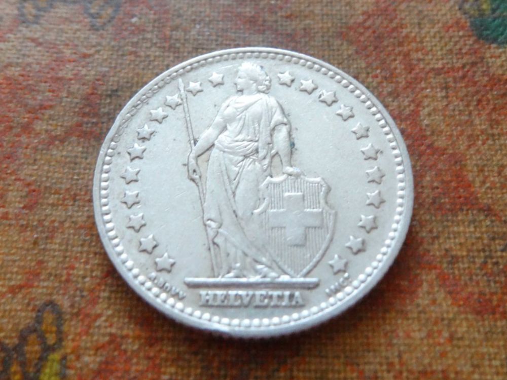 Alle Münzen: 1 Fr. 1955  (Y) – Gebraucht aus Romanel-sur-Lausanne von Swift13 1