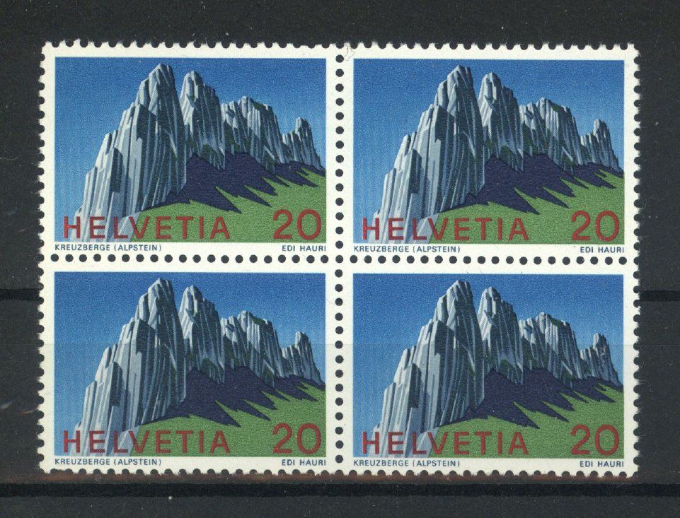 Tutti i francobolli: 1969, Sondermarken Schweizer Alpen ** – Usato da Willisau venduto da Vollstempel