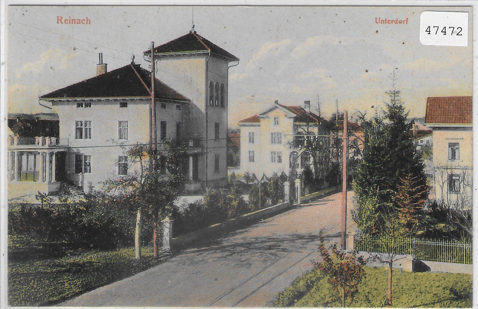 Ansichtskarten: Reinach AG - Unterdorf - Litho – Gebraucht aus Ettingen von Kartenplanet