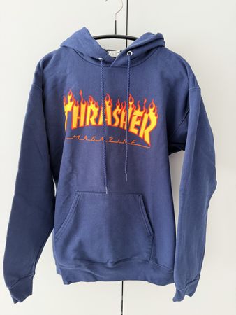 Thrasher Kapuzenpulli Gr. S Navy