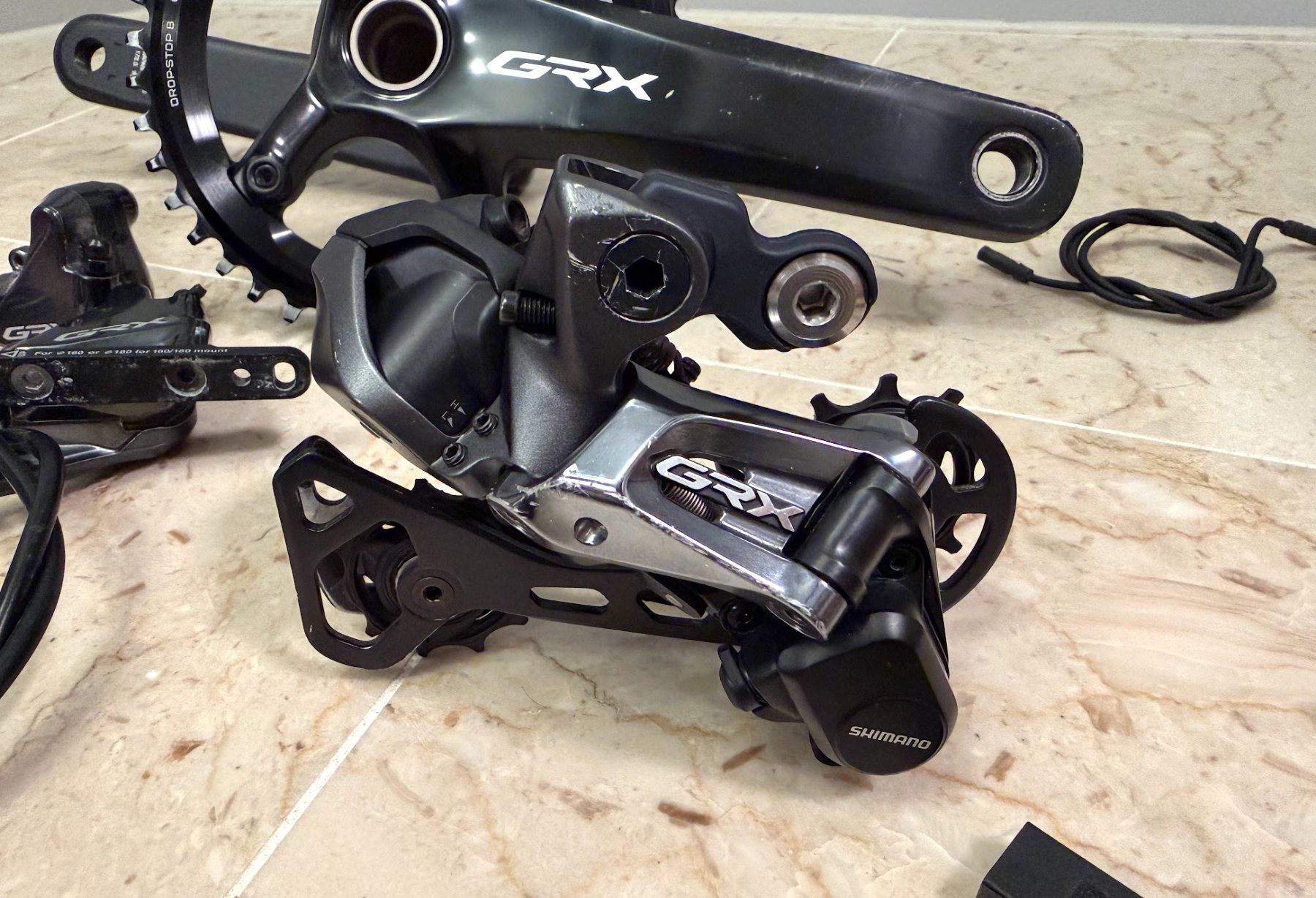 Shimano Pezzi di ricambio: Shimano GRX DI2 1x11 Groupset – Usato da Zürich venduto da androtalu 1