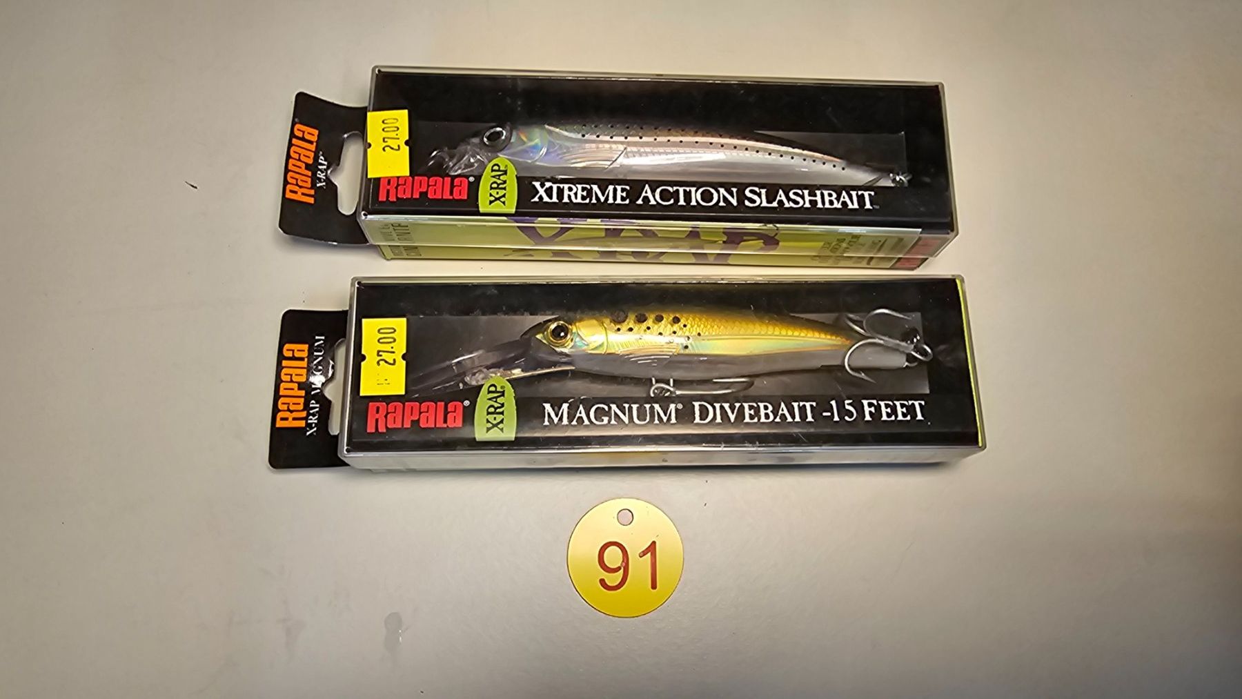 Rapala Köder: 2x Rapala X-Rap Long Casting, Deep Diving Zander Hecht OVP – Neu und originalverpackt aus Abtwil SG von Fischerei_Artikel