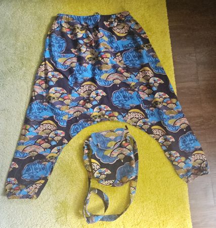 Sommer Set: Pumphose und Tasche, Handmade, Unikat, Neuwertig