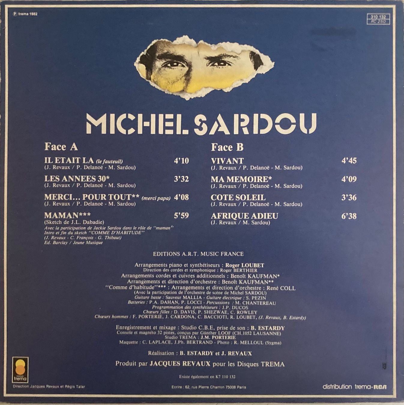 Dischi in vinile: MICHEL SARDOU - IL ETAIT LA – Usato da Poliez-Pittet venduto da Newtown-Records 1