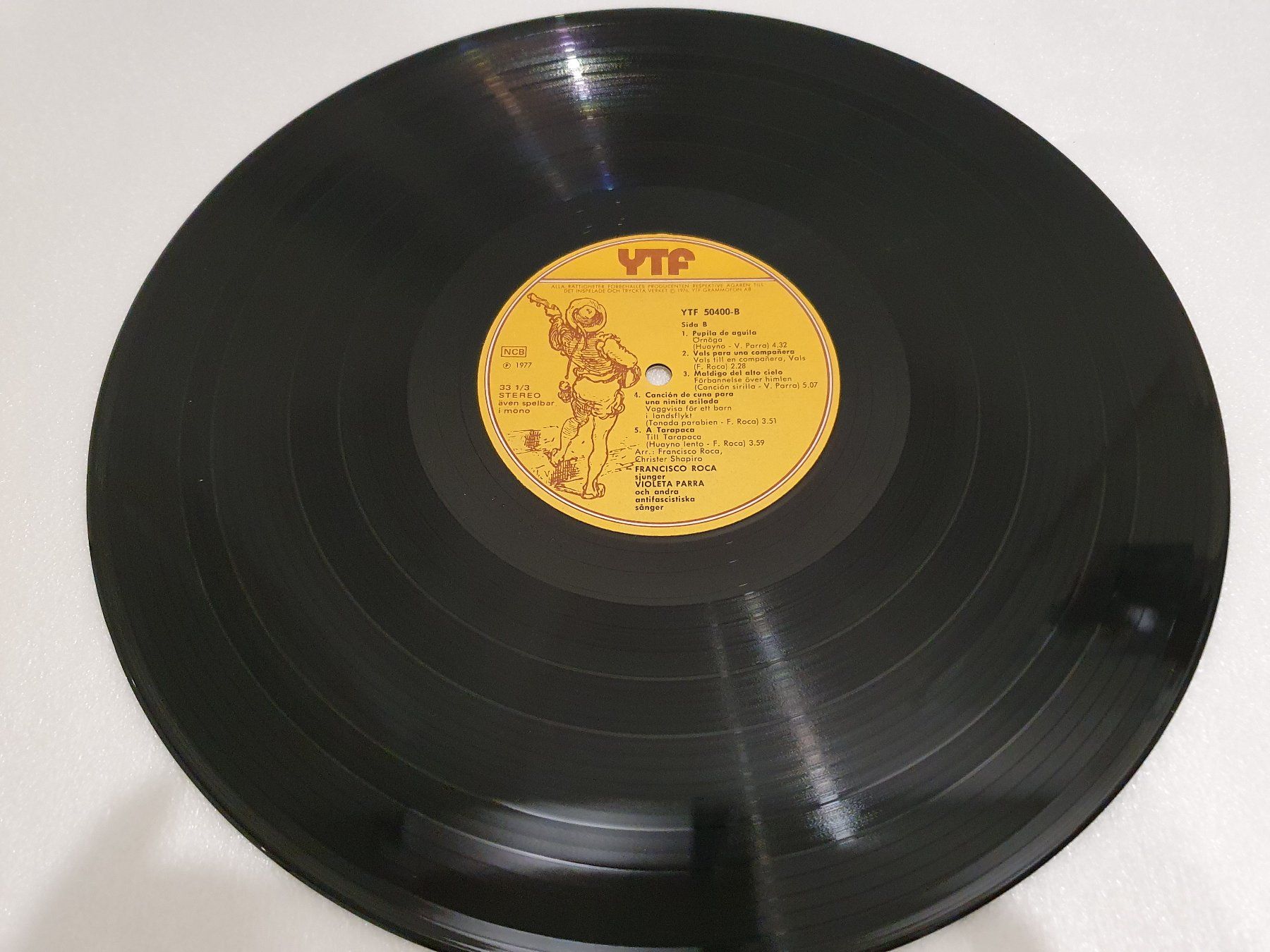 Dischi in vinile: Francisco Roca – Francisco Roca Sjunger Violeta Parra – Usato da Uster venduto da Vinyl-Leidenschaft 5