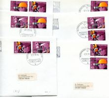 Z 66-77 u. 614-16I je auf Brief