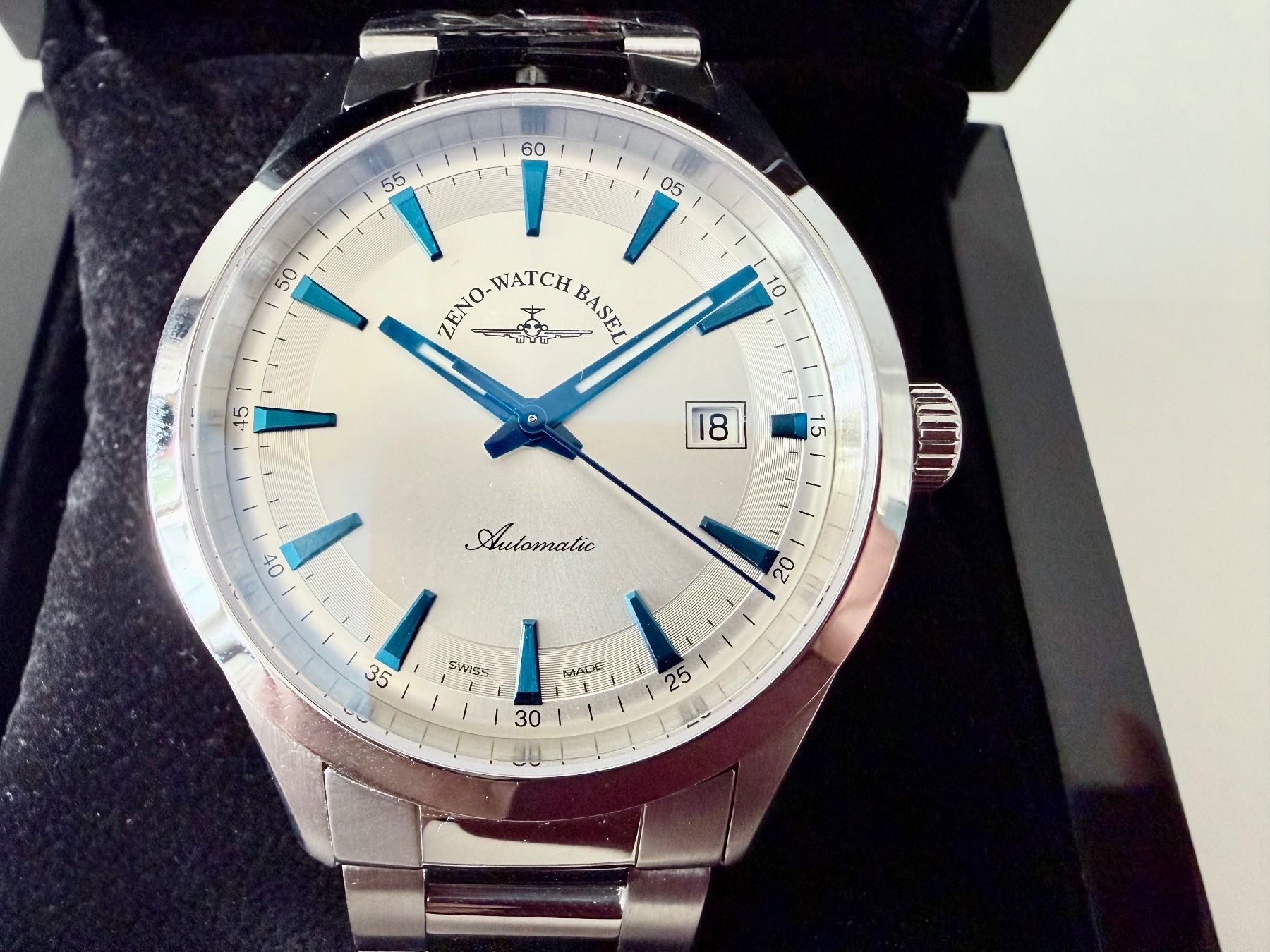 Zeno Uhren: ZENO Gentleman Automatic 2824, Retro Design, SRP Fr. 878.- – Neu und originalverpackt aus Le Mont-sur-Lausanne von LycaGallery 2