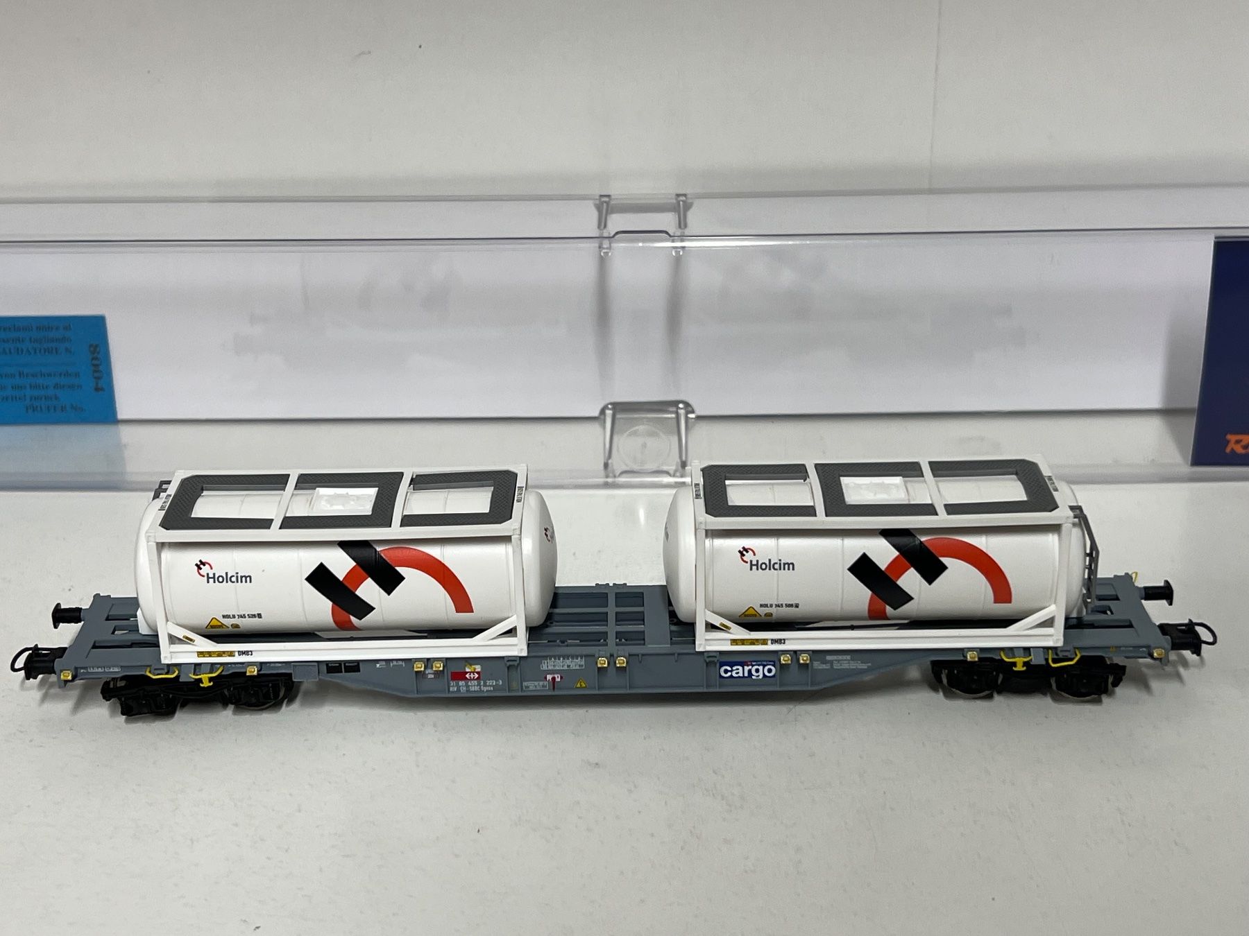 Roco Modellini di ferrovie: Roco 76943 HOLCIM Cargo  SBB H0 DC – Usato da Geroldswil venduto da TopTrain54 1