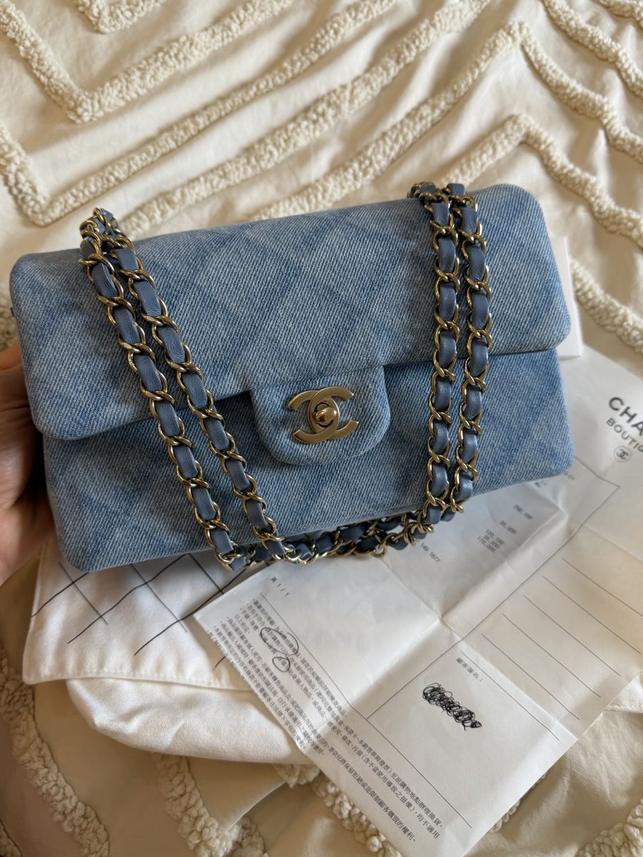 Chanel Borse da donna: Sac chanel timeless denim taille small fullset – Nuovo e nell'imballaggio originale da Bussigny venduto da tmu_8p2m