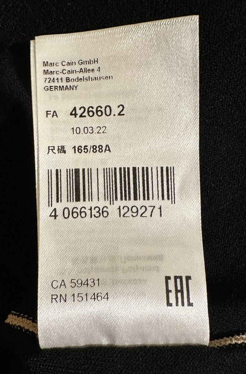 Marc Cain Pullover & Sweatshirts: Marc Cain Damenpullover Gr. 3 Schwarz Beige Rollkragen – Neu und originalverpackt aus Wilen b. Wollerau von lia_9v87 5