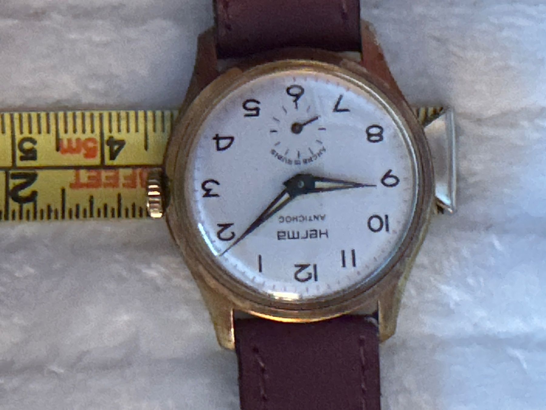 Orologi: Alte Armbanduhr Herma Swiss – Usato da Herbriggen venduto da Sehrazade 6