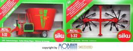 SIKU FARMER 1:32 - Schwader & Futtermischwagen