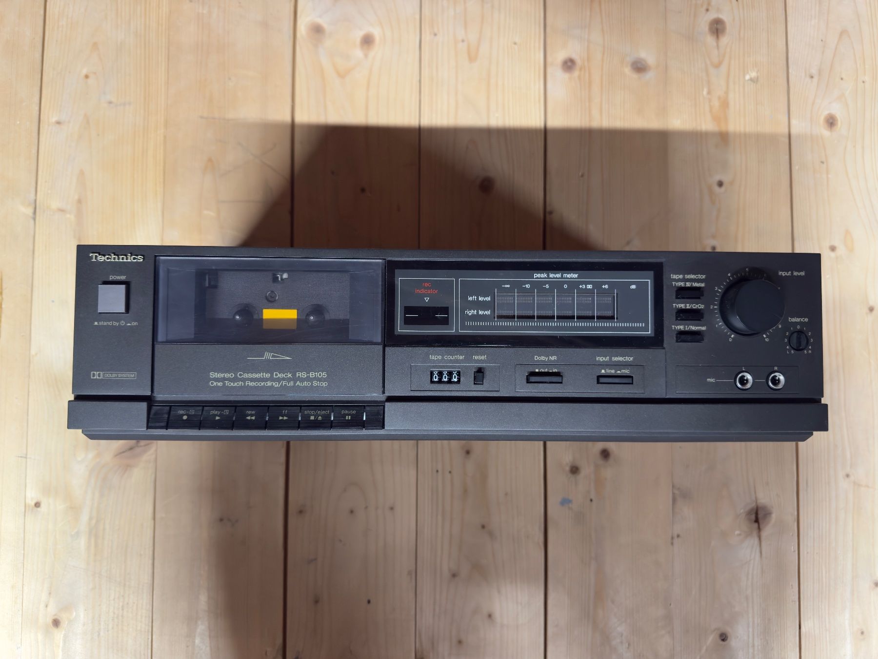 Musicassette: Kassettendeck Technics RS-B105 schwarz – Usato da Zürich venduto da sgmiles