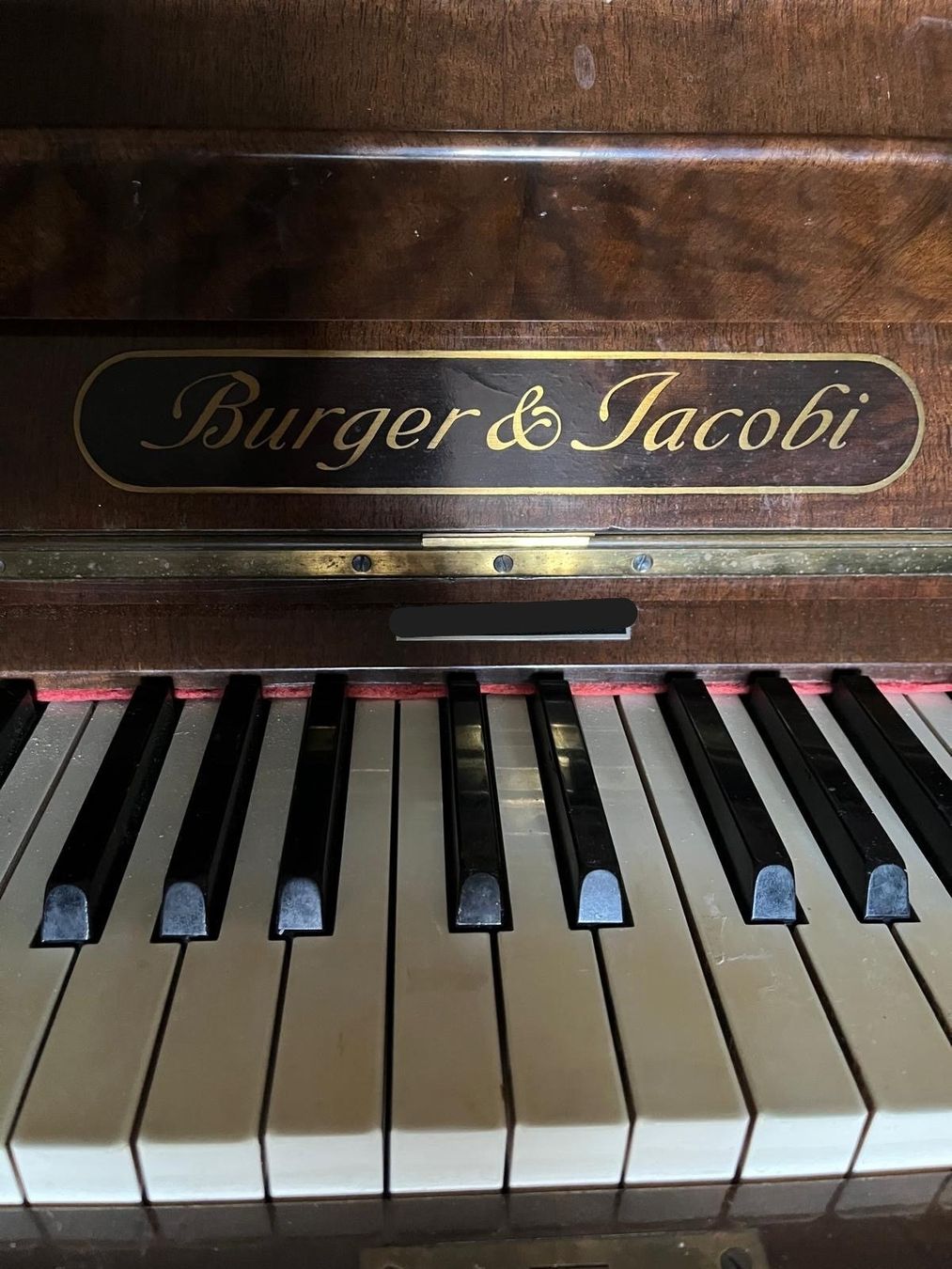 Strumenti musicali: Piano Burger & Jacobi – Usato da Grand-Lancy venduto da DBosco 4