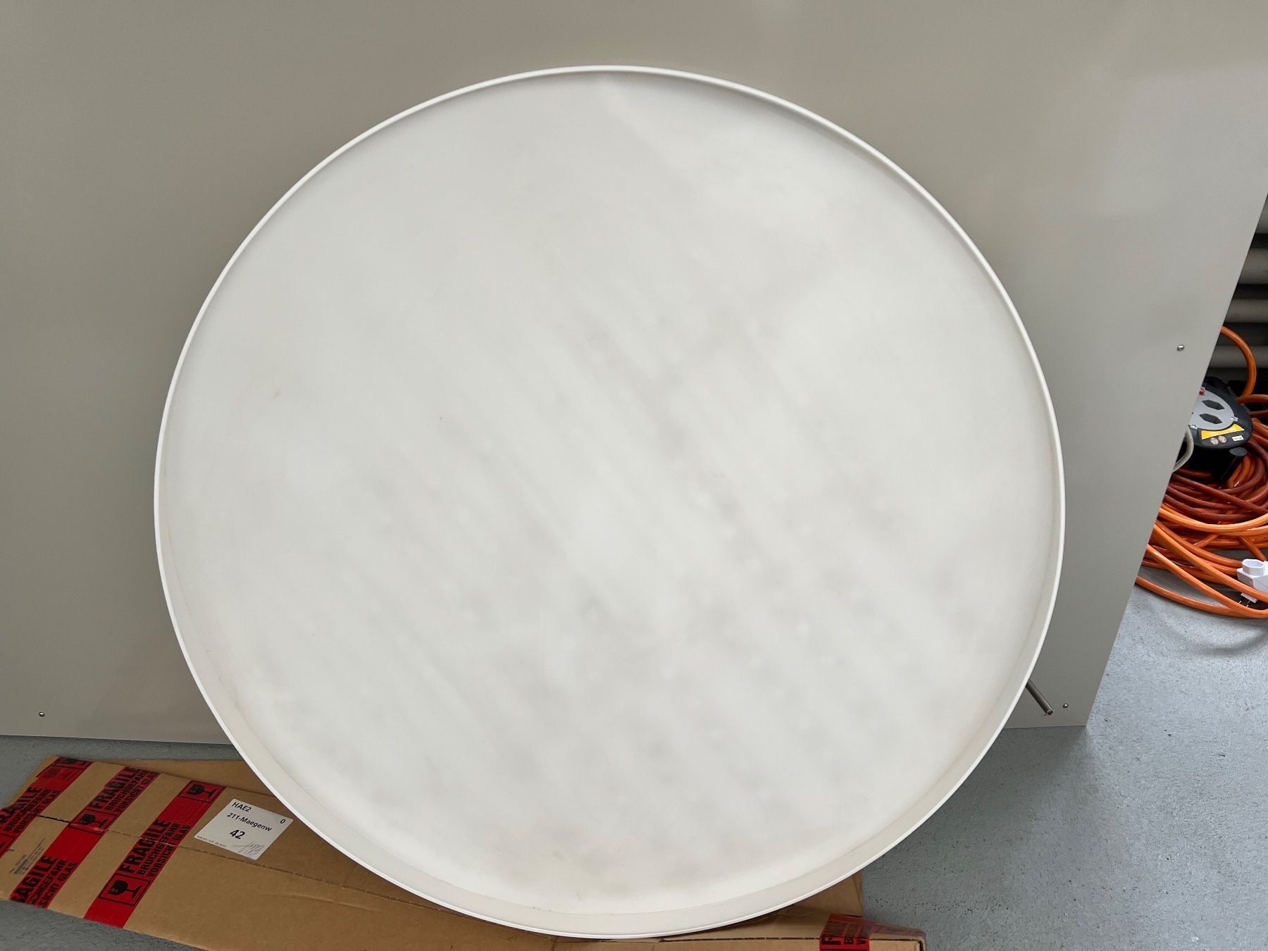 Lampadari & plafoniere: LUXIONA ROUND WHITE LUSTER – Nuovo (secondo la descrizione) da Mägenwil venduto da BackInWhite 4