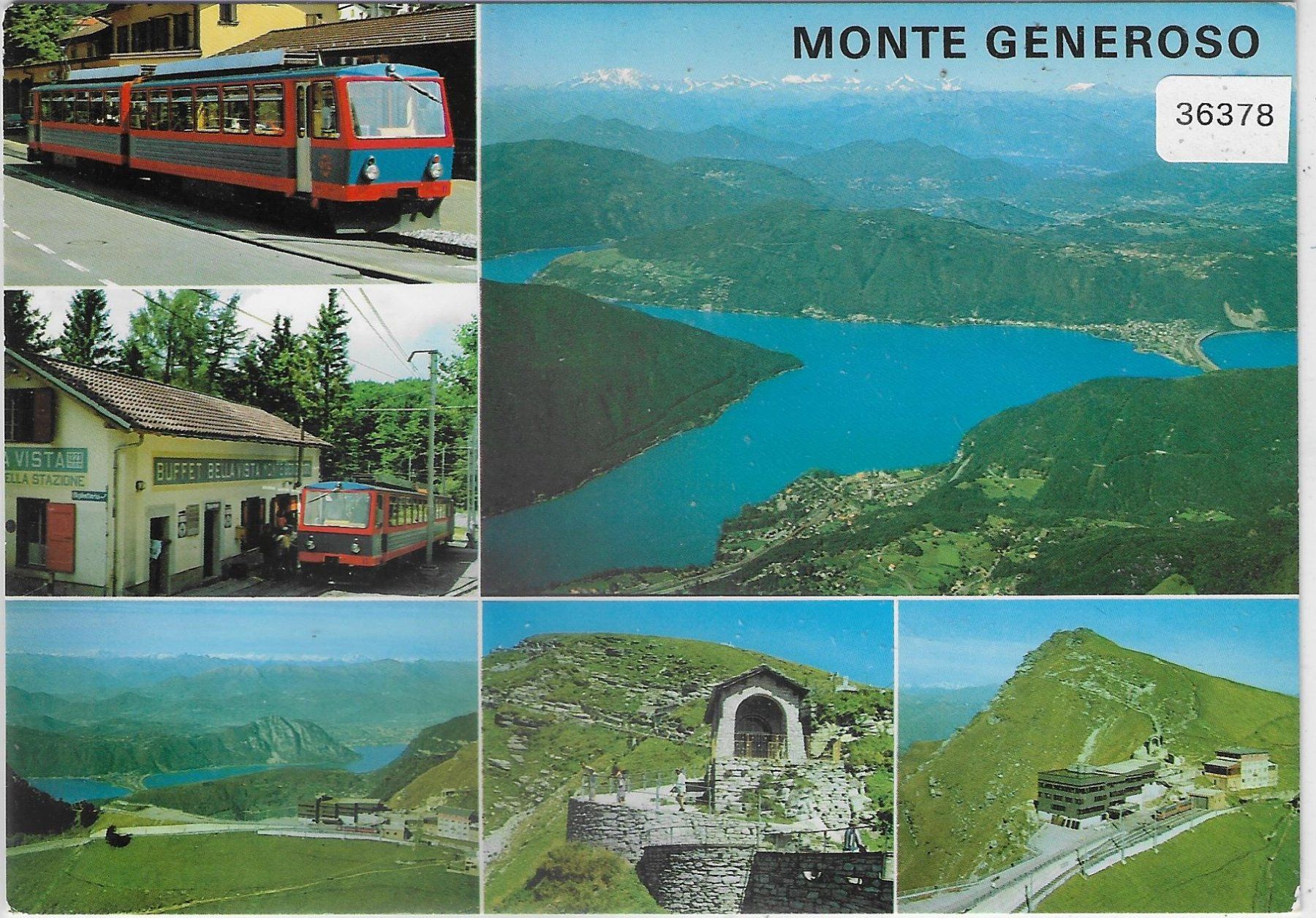 Cartoline postali: Monte Generoso - Ferrovia/Bahn – Usato da Ettingen venduto da Kartenplanet