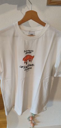T-shirt ZARA édition limitée Pottery Studio, taille L