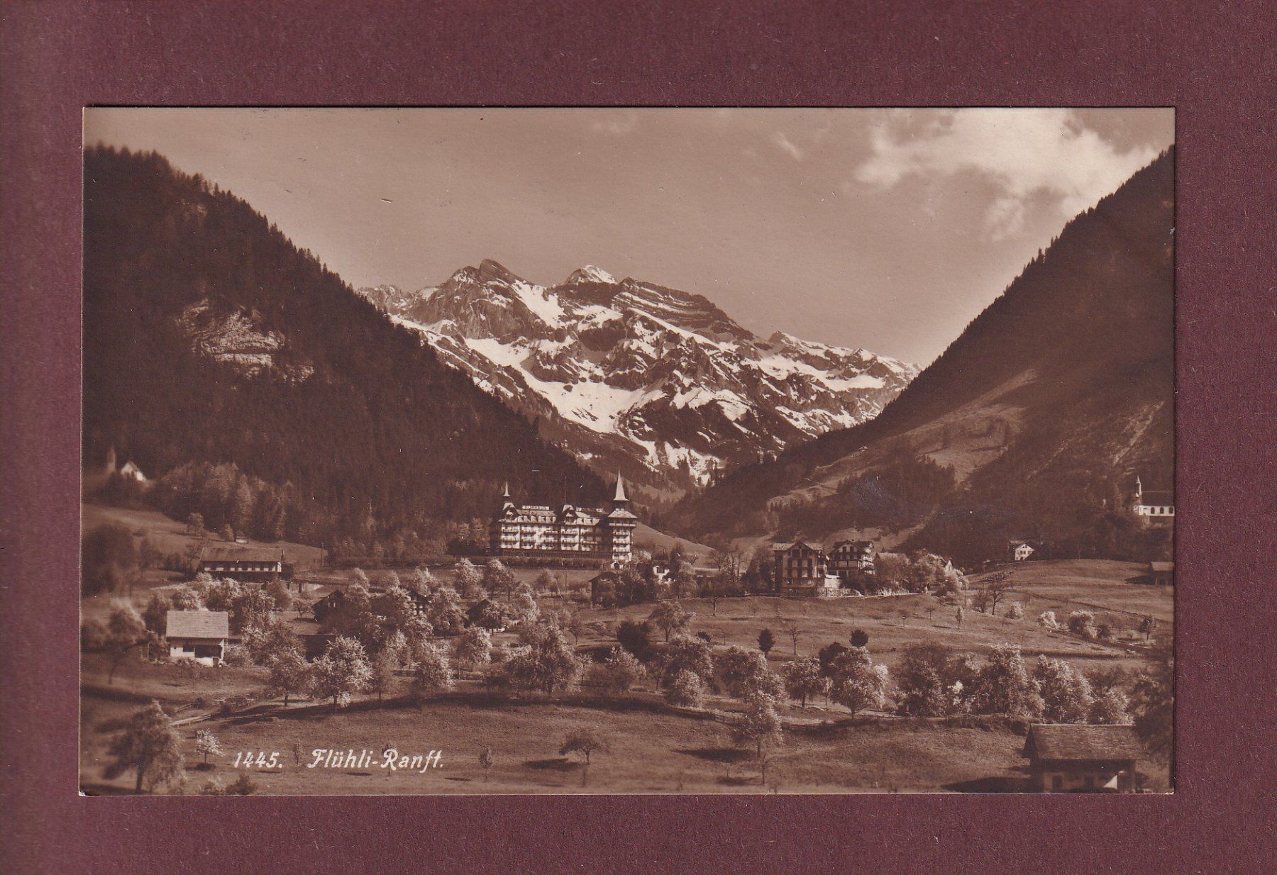 Cartoline postali: FLÜHLI-RANFT - 1917 – Usato da Pully venduto da nicecards