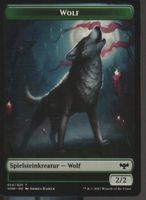 TCG Magic The Gathering MTG De VOW 014 T Token Wolf