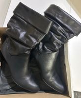 Bottines noires p.39 mi mollet