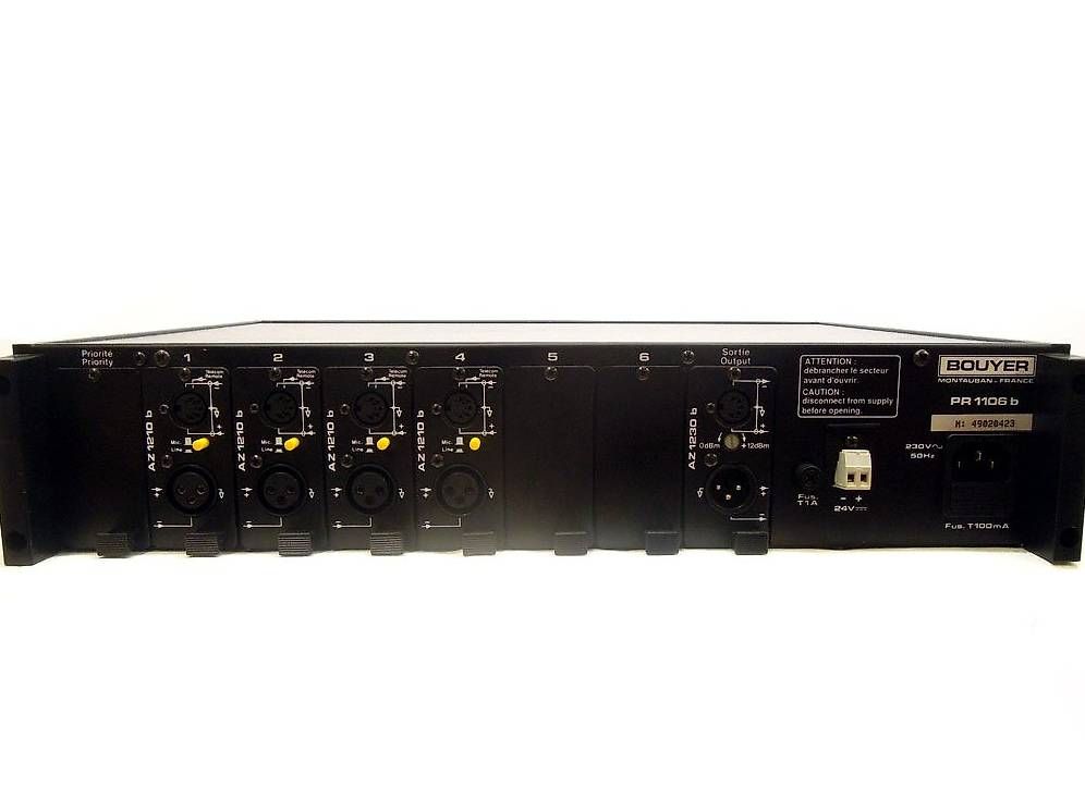 Console di mixaggio: BOUYER PR 1106 B [ID 1007] – Usato da St. Gallen venduto da RR_SonicDesign 1