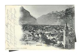 11.6.1899Altdorf Aufnahme vo oben/Ankunft+Ortstempel Altdorf