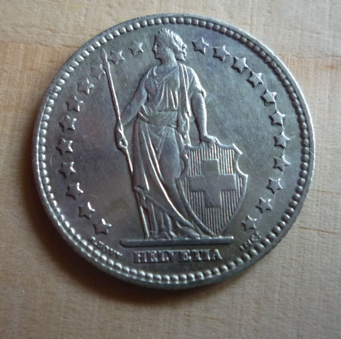 Tutti le monete: 1 Franken 1906, unz, Kat. CHF 400.-- – Usato da Rieden SG venduto da Sammelfreund 1