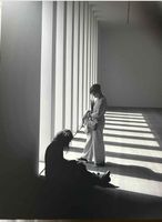 Titelbild der Ausstellung "Saudade" Schwarzweiss Fotografie