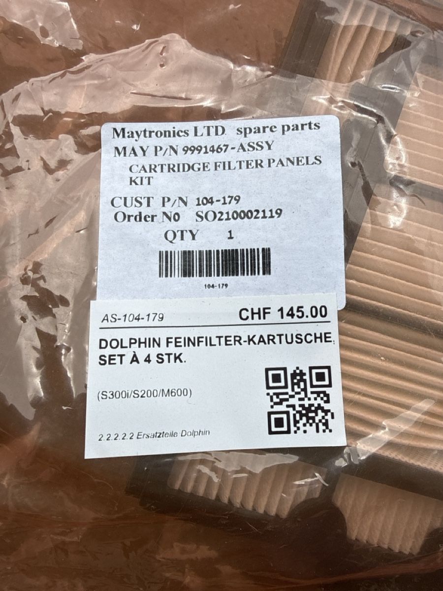 Dolphin Accessori per Piscine: Filterset Dolphin S300i neu – Nuovo (secondo la descrizione) da Bubikon venduto da Ultima2 2