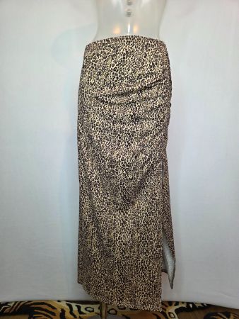Noisy May Leopard Maxi Skirt