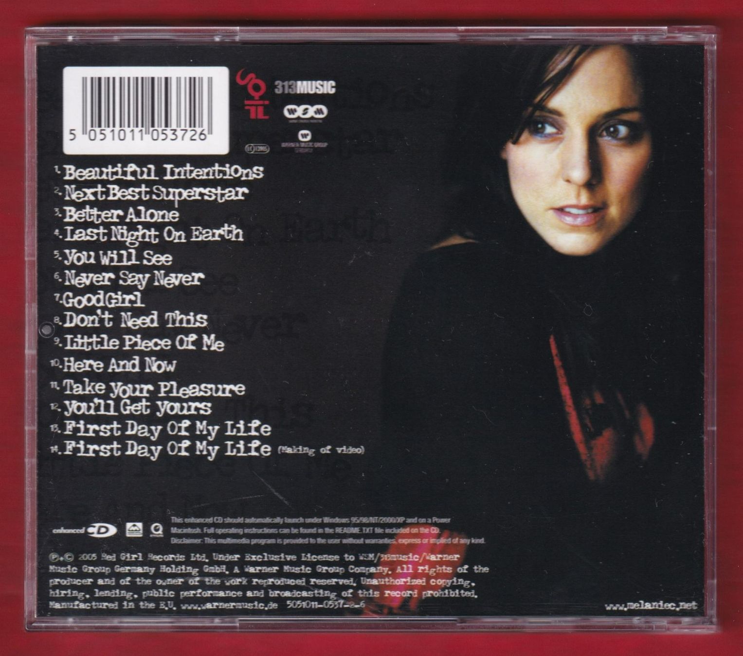 CD: Melanie C - Beautiful Intentions (CD) – Usato da Zürich venduto da Pfluftl2000 1