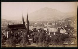 Fotografie Luzern, Blick über die Stadt