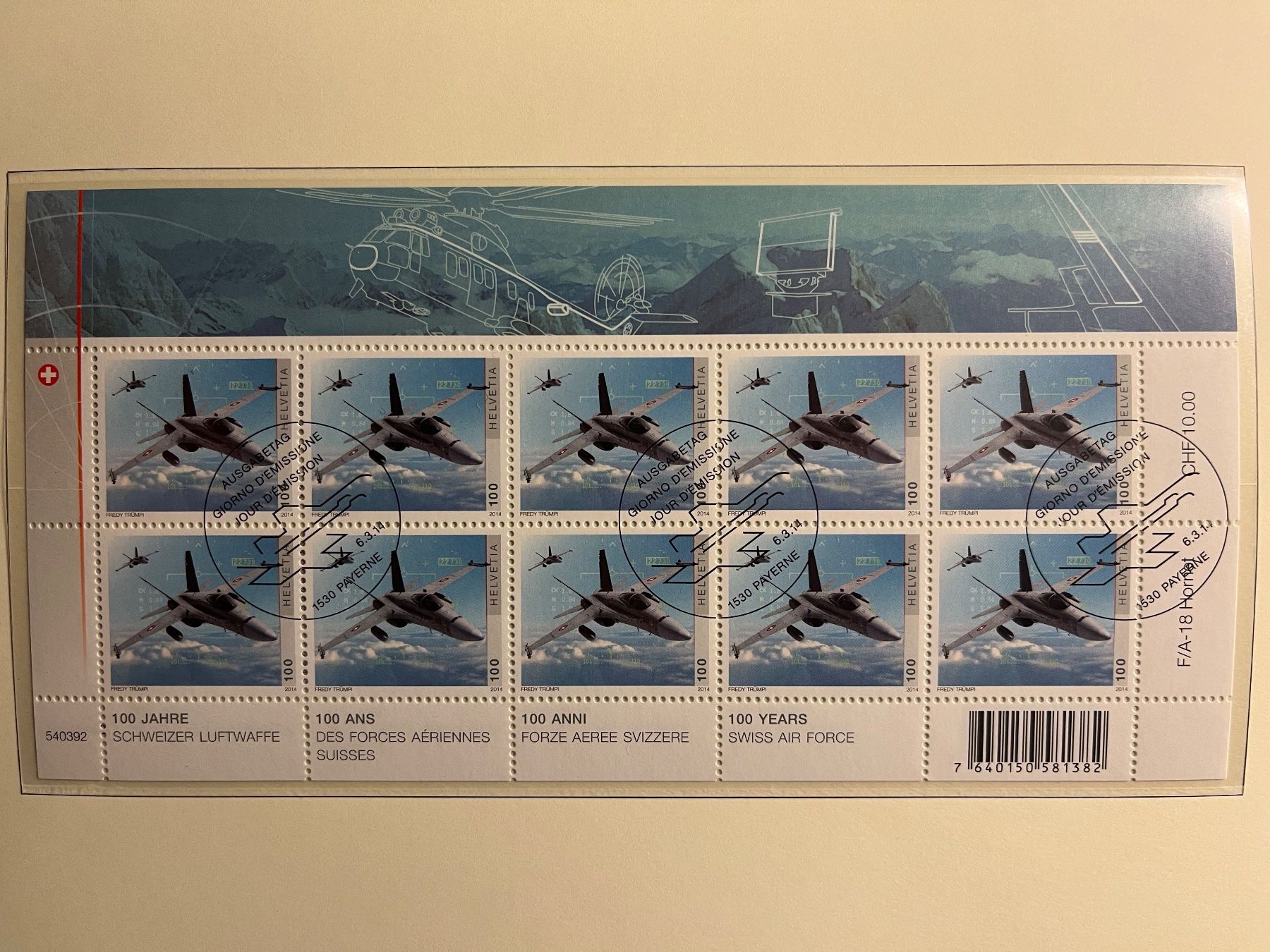 Tutti i francobolli: Zwei Zierbogen   2014 mit ET-Stempel – Nuovo (secondo la descrizione) da Freidorf TG venduto da ern_7s68 1