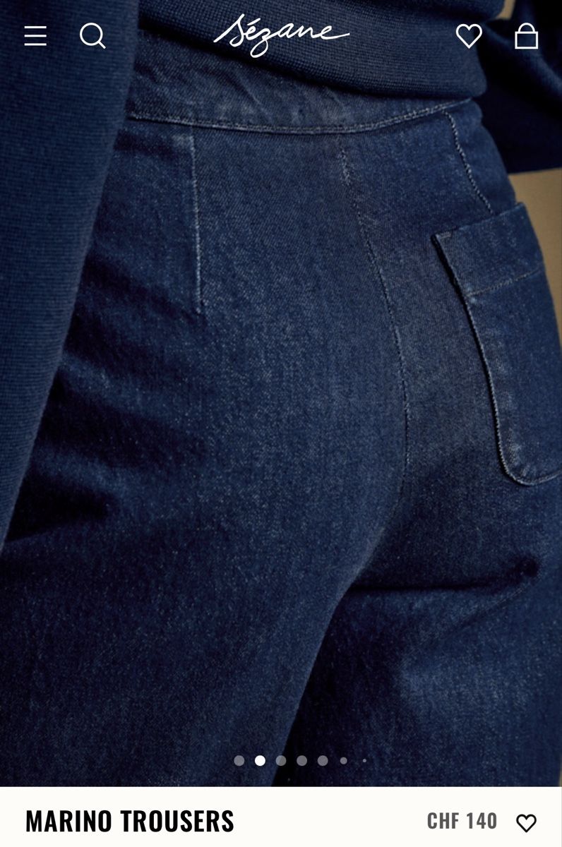 Sezane Pantaloni: SÉZANE MARINO TROUSERS EU38 – Usato da Zürich venduto da ell_ts8d 1