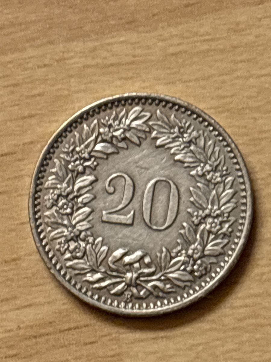 Tutti le monete: Pièce suisse de 20 centimes de 1956 – Usato da Evionnaz venduto da roh_l5yz 1