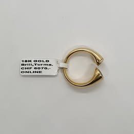 Anelli: Echt 18K Gold - Diamant, Turmalin Ring – Usato da Luzern venduto da Luzern-Goldhaus 2