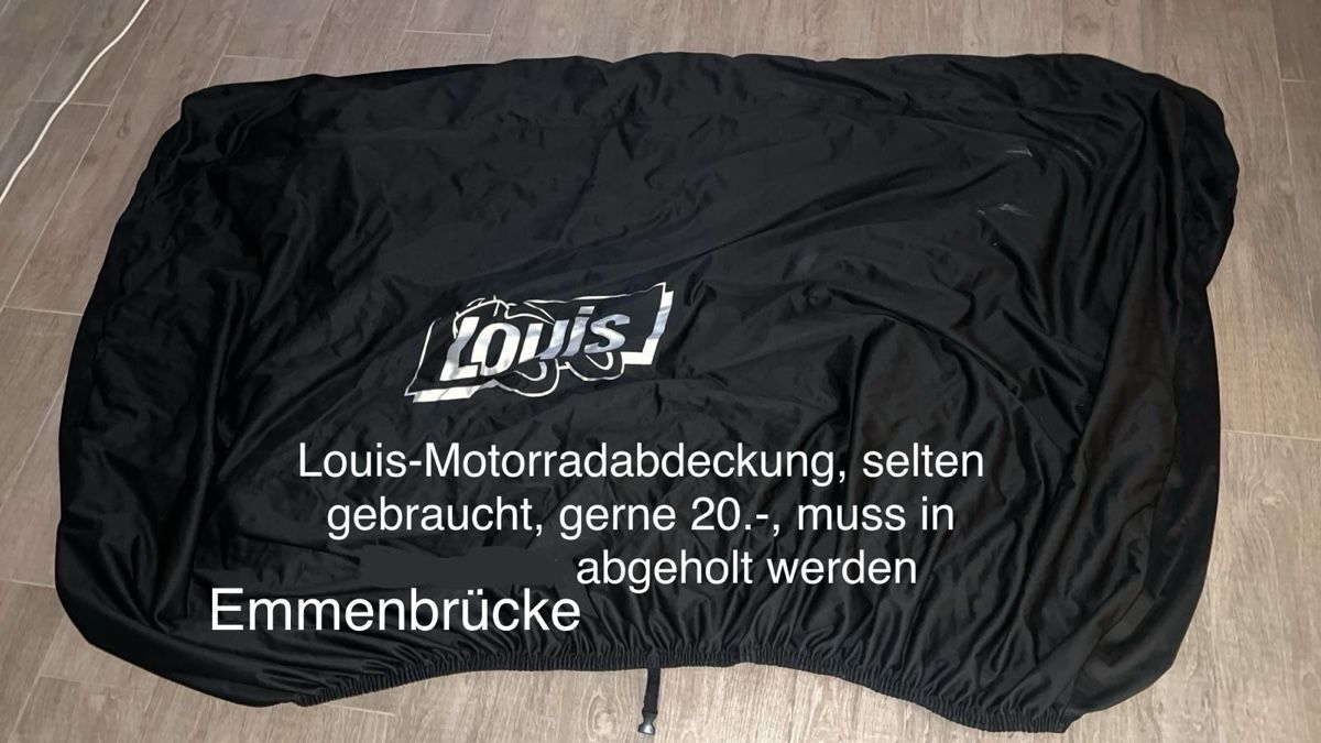Moto Cover: Louis Motorradabdeckung / Abdeckplane  top Zustand – Gebraucht aus Emmenbrücke von fab_2kmt