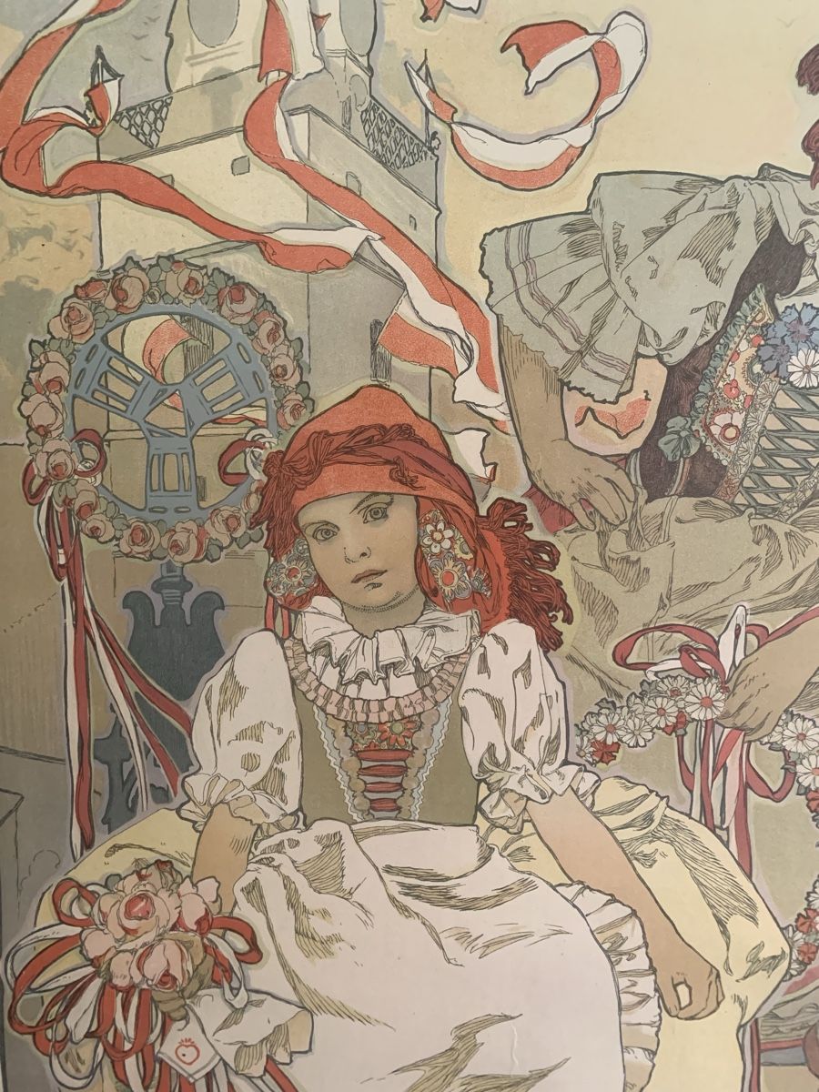 Foto & Immagini: Jugendstil Plakat, von Alphons Mucha 80 x 115 cm – Usato da Schaan venduto da irmgarda02 1