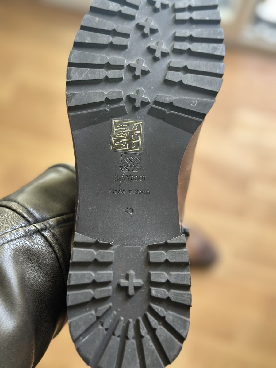 Navyboot Scarpe da donna: Boots/Stiefel, braun, Grösse 40, aus Leder – Nuovo (secondo la descrizione) da Basel venduto da FatmaCan52 3
