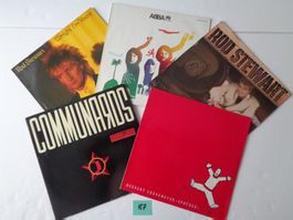 5 LP - Herbert Grönemeyer-Communards- 2xRod Stewart- Abba