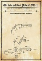 Blechschild-US PATENT OFFICE-COLT 9430