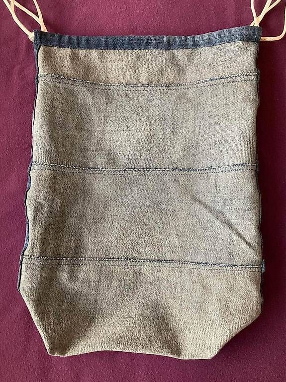 Taschen: Turnbeutel aus recycelten Jeans – Gebraucht aus Wetzikon ZH von vta_h8pd 1