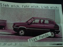 Prospekt Touring Zeitung 1981 Citroen CX Fiat Panda