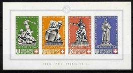 1940, B12**, Block 7 Pro Patria postfrisch (15424)